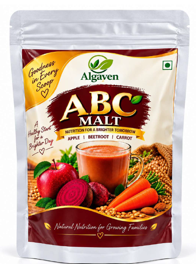 Algaven ABC Malt - Apple, Beetroot & Carrot Health Drink Mix