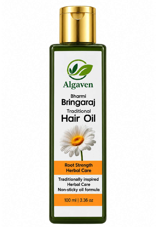 Brahmi & Bhringraj Hair Oil - Traditional Herbal Hair Oil